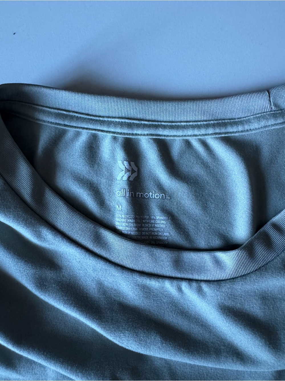 all in motion Men's Short-Sleeve Crew Shirt in Slate Blue